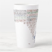 キャットストロングコーヒー カフェラテマグ (正面)