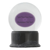 キャットスノーグローブ猫好きスノーグパーソナライズされたローブ スノーグローブ (裏面)