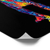 キャットスフィンクスおもしろい猫好きギフト男性へ ポスター (角)