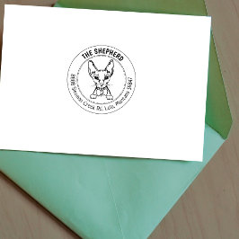 キャットスフィンクスファミリー差出人住所 ラバースタンプ