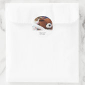 キャットスリープテディベアアドレス ラウンドシール (バッグ)