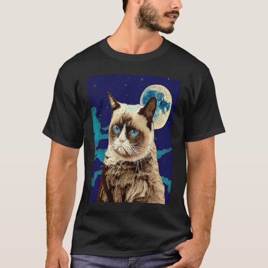 キャットスローモン Tシャツ (正面)
