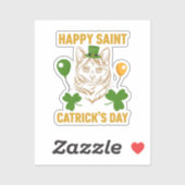 キャットセントパトリックの猫好き シール (シート)