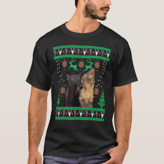キャットゾーニングアウトミーム、人気のインターネットミーム クリスマス Tシャツ