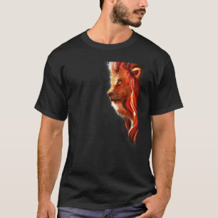キャットタイガーシャドーリフレクション強はっきりした深いDime Tシャツ