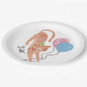 キャットタスティックパーフェクトバースデーパーティカスタムー ペーパープレート (アングル)