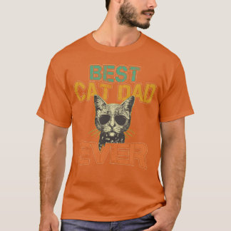 キャットダディ最高のキャットパパファーズデー Tシャツ