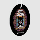 キャットダディ超並外れ最高の猫のパパ オーナメント (正面)