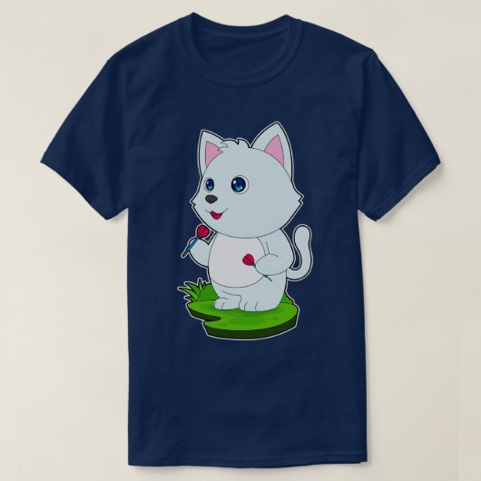 キャットダーツダーツ Tシャツ (デザイン正面)