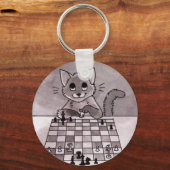 キャットチェスのキーチェーン キーホルダー (正面)