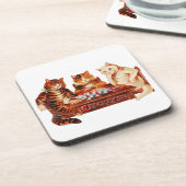 キャットチェスチェックメイトLouis Wain Coaster コースター (左側)