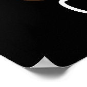 キャットチャップおもしろいケチャッププンダークBG ポスター (角)