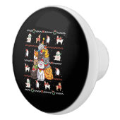 キャットツリークリスマス セラミックノブ (右)