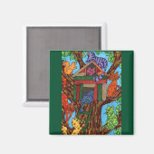 キャットツリーハウス マグネット (正面/裏面)