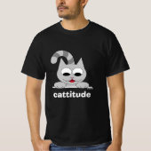 キャットテおもしろいューティットファン Tシャツ (正面)