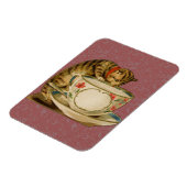 キャットティーカップキュートビクトリアンヴィンテージ マグネット (左側)