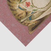 キャットティーカップキュートビクトリアンヴィンテージ 薄葉紙 (詳細)