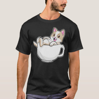 キャットティーカップ Tシャツ