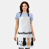 キャットテール エプロン (着用した状態)