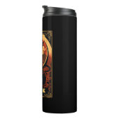 キャットデビルタロットカードグラフィックイラストレーション タンブラー (回転右)