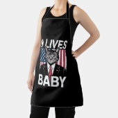 キャットトランプ9ライフベビーおもしろいトランプ猫 エプロン (インサイチュ)