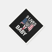 キャットトランプ9ライフベビーおもしろいトランプ猫 スタンダードカクテルナプキン (角)