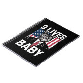 キャットトランプ9ライフベビーおもしろいトランプ猫 ノートブック (左側)