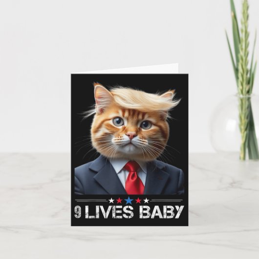 キャットトランプ9ライフベビー カード (正面)