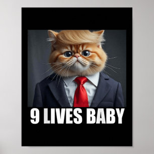 キャットトランプ9ライフベビー ポスター