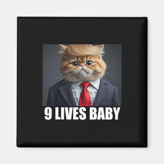 キャットトランプ9ライフBa1 マグネット (正面)