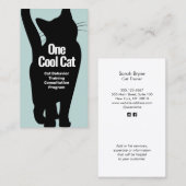 キャットトレーナー行動主義の名刺 名刺 (正面/裏面)