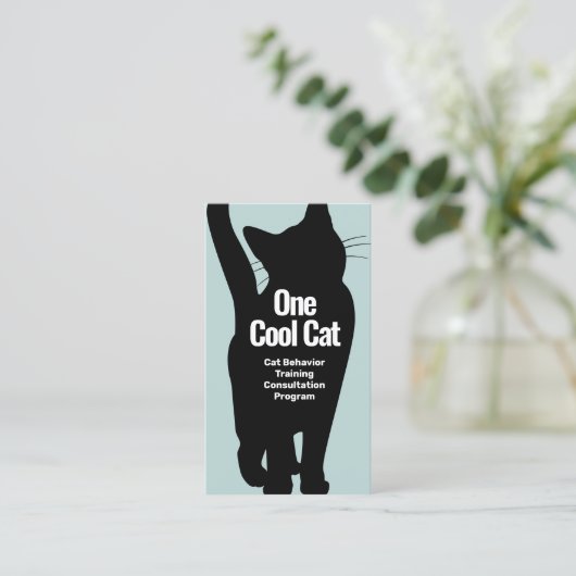 キャットトレーナー行動主義の名刺 名刺 (スタンド正面)