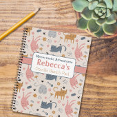 キャットドよくはしゃぐードルパターンミュー – タスティック冒険 ノートブック