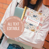 キャットドよくはしゃぐードルパターンミュー – タスティック冒険 ノートブック