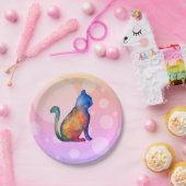 キャットドカスタムット紙プレート7 in ペーパープレート (パーティー)