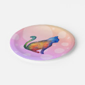 キャットドカスタムット紙プレート7 in ペーパープレート (アングル)