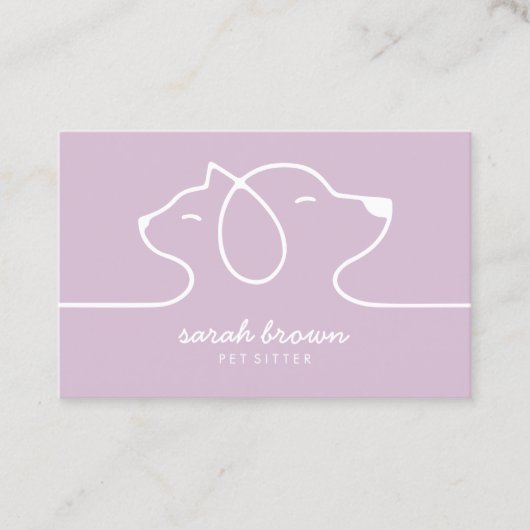 キャットドッグピッツティターロゴ 名刺 (正面)