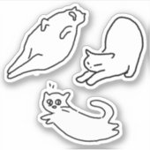 キャットドードルアソート#1 シール (正面)