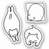 キャットドードルアソート#4 シール (正面)