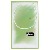 キャットナップ子猫 スモールペーパーバッグ (裏面)