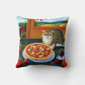 キャットニップピザ –  クッション (裏面)