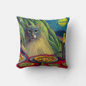 キャットニップピザ –  クッション (正面)