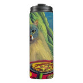 キャットニップピザ –  タンブラー (正面)