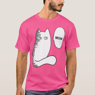 キャットニャーさいたまおもしろいミーム Tシャツ