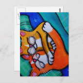 キャットハグ ポストカード (正面/裏面)