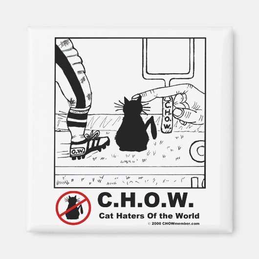 キャットハターズサッカーマグネット マグネット (正面)