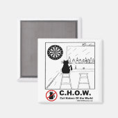 キャットハターズダーツボードマグネット マグネット (正面/裏面)