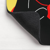 キャットハッピーケープマウスパッドシンプルキュート子猫 マウスパッド (コーナー)