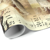 キャットハッピーバースデーソングオーケストラ ラッピングペーパー (ロールコーナー)