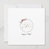 キャットハッピーポーリデイズクリスマス カード (正面)